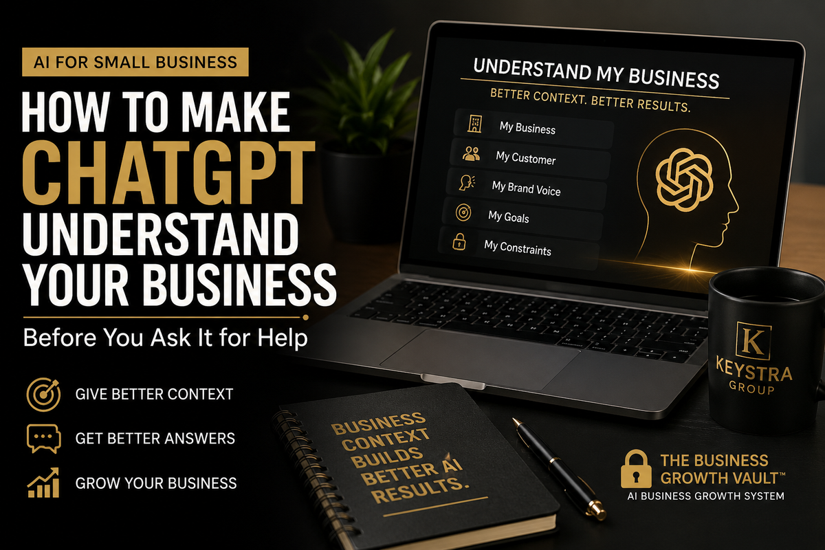 How to make ChatGPT understand your business with Keystra Group