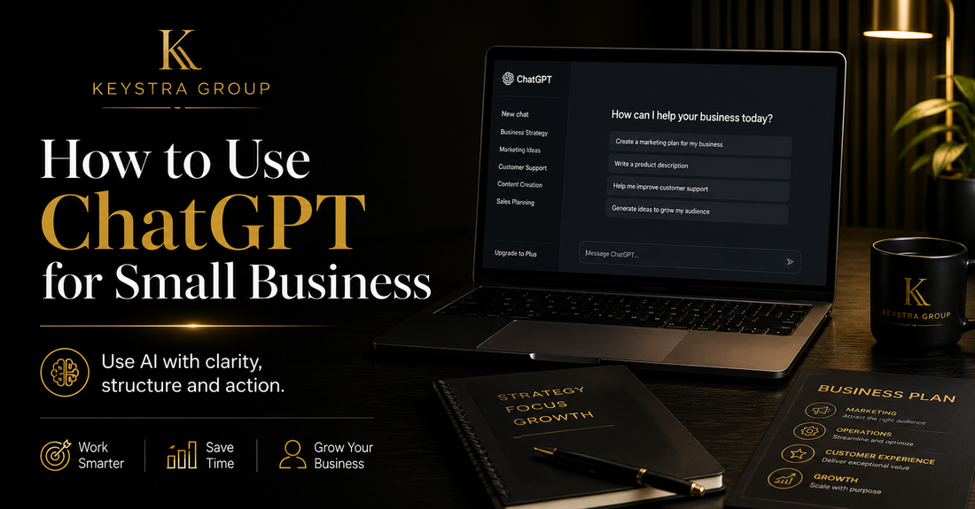 How to use ChatGPT for small business with Keystra Group
