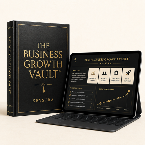 The Business Growth Vault AI business growth toolkit by Keystra